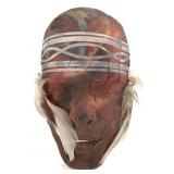 Ceramic Mixed Media Sculptural Mask