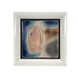 Signed Ceramic Tile Art