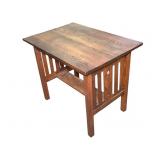 Solid Wood Table With Flat Sawn Paneling