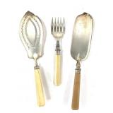 Sterling William Hutton and Sons Fish Slice Set +