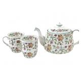 Minton Haddon Hall Bone China Teapot J. Wadsworth