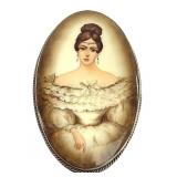 Miniature Portrait On Shell
