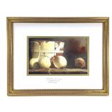 J. Rodney Reveal Framed Watercolor Still Life