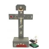 Justo Juez Crucifix & Dia de Los Muertos Skeleton