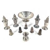 Empire Sterling Pedestal Compote 4+ Salt & Pepper