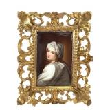Miniature Portrait On Ceramic