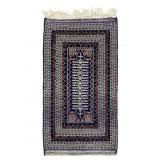 Blue White Rug 59"L x 35"W