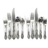 Gorham Sterling Flatware 470g La Scala Pattern 4/6
