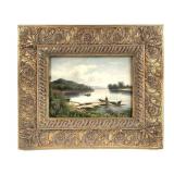 M. Picot Original Oil on Linen Landscape Painting