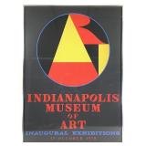 Robert Indiana Signed 1970 IMA Poster