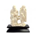 Ivory Elderly Gentlemen Satue