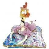 Cerri Art Doll With Ceramic Pillow