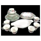 Royal Doulton Floridora Green China Set 31 pcs