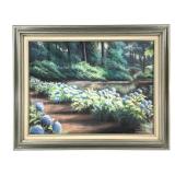 Delita Piercy Pastel on Paper Landscape 1986