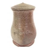 June Onesti Salt Glazed Ceramic Lidded Jar