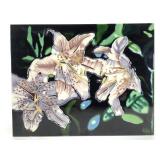 Alfred Ng Art Tile Lilies