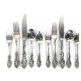 Gorham Sterling Flatware 470g La Scala Pattern 3/6