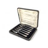 James Dixon& Sons Electroplated Silver Cake Forks