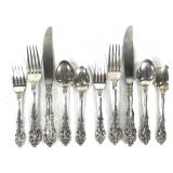 Gorham Sterling Flatware 470g La Scala Pattern 6/6