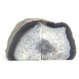 Agate Geode Bookends