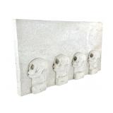 Plaster Capuchin Monkey Skull Slab