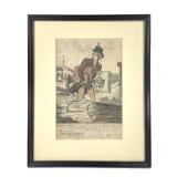 Sir Franz Drake German Lithograph Book Plate