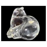Baccarat Glass Cat