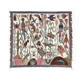Signed Woven Tapestry Australian Animals