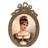 Miniature Portrait In Purnell Frame