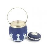 Wedgwood Jasperware Biscuit Barrel +