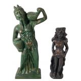 Baubo and Satyr Clay Figurines