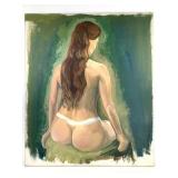 Jane Hartman Oil On Canvas Painting