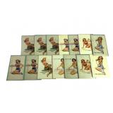 Pin Up Girl Cutouts On Backing Boards