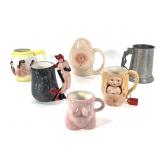 Nude Figural Assorted Mugs