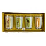 Keyhole Nude Figural Glasses