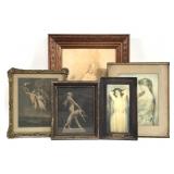 Wood Frame Pin Up Girls