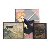 Mixed Style Figural Artwork