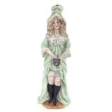 Erotic Bisque Perfume Bottle 19th C