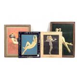 Antique Pin Up Girls