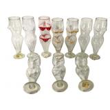 Figural Bikini Pilsner Glasses