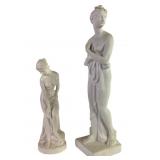 Bathing Venus And Sappho Statuette