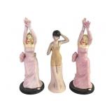 Bisque Dancing Lady Ornaments +