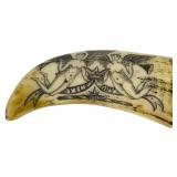 Nude Figural Scrimshaw