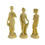 Grecian Resin Statuettes