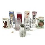 Figural Mugs And Hiball Glasses