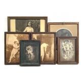 Framed Figural Nude Depictions