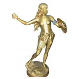 Spelter Metal Statue After J Garnier
