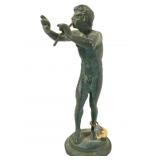 Italian Grand Tour Bronze Pan Statue