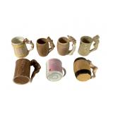 Nude Figural Handled Mugs +