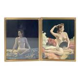 Gilt Framed Nude Figurals